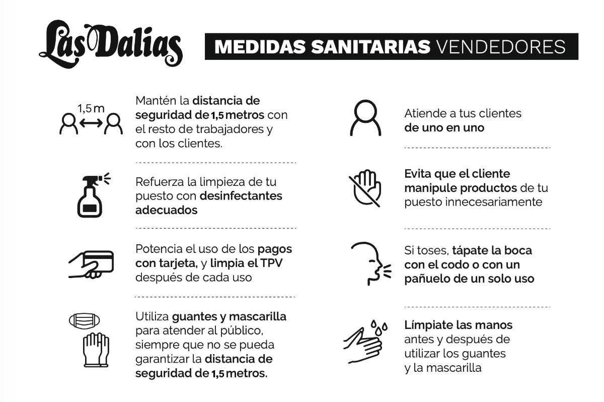  Medidas de seguridad e higiene durante la estancia en Las Dalias