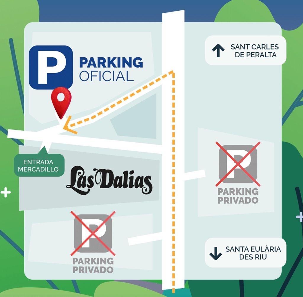 We recommend you the official parking of Las Dalias